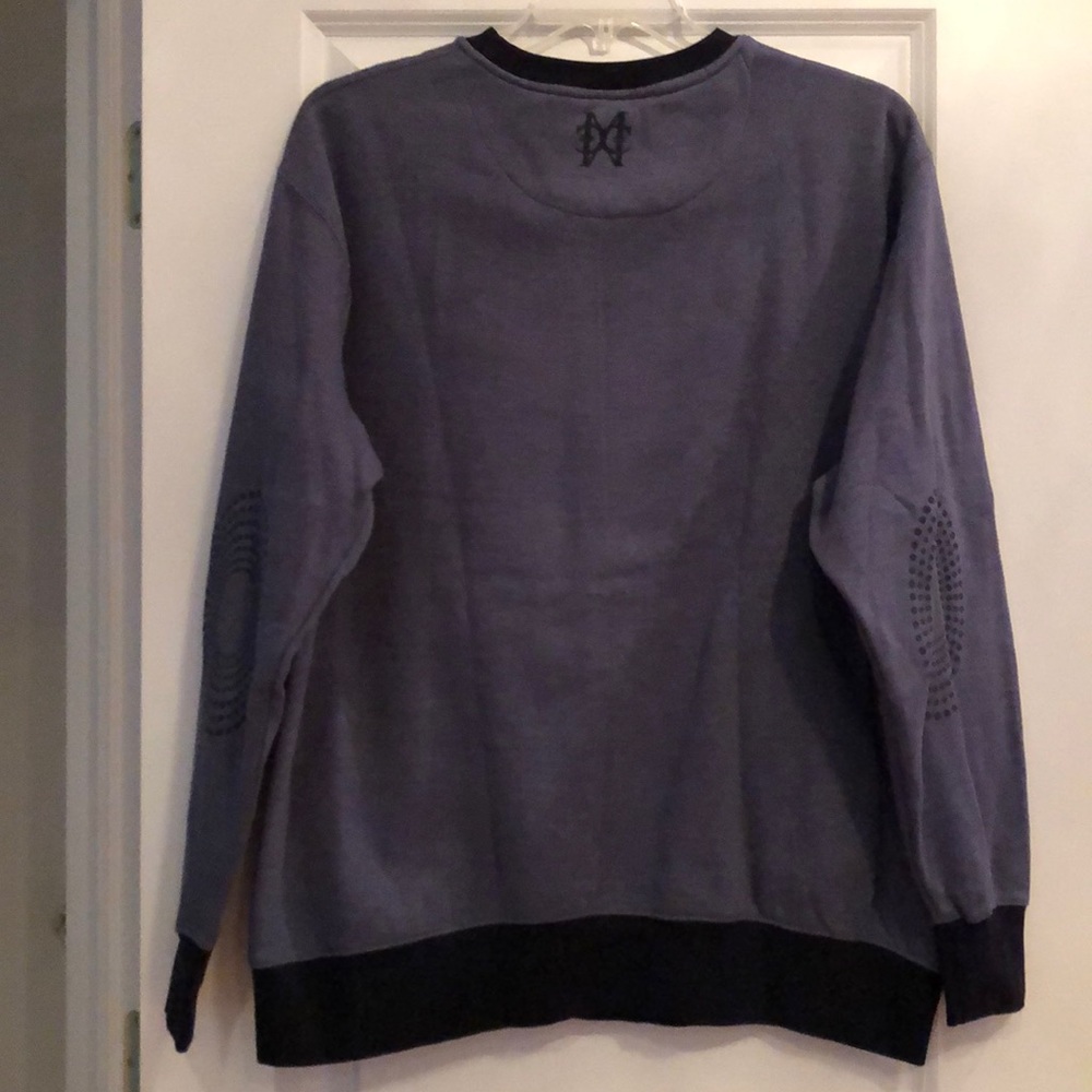 Michael Cherry Blue Skull Sweatshirt - Picture 6 of 6
